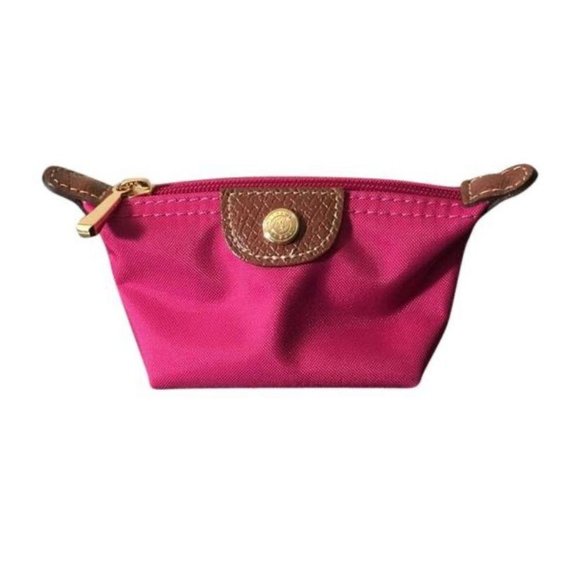 Longchamp Handbags - Longchamp Le Pliage Makeup Coin Case Hot Pink